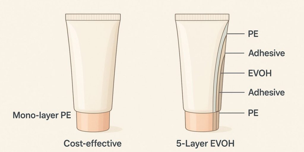 Case Study Choosing Between a Mono-layer PE and a 5-Layer EVOH Tube